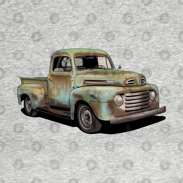 Rusty1950 Ford F1 Pickup Truck by candcretro